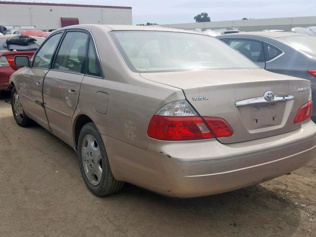 4T1BF28B33U302271 - 2003 TOYOTA AVALON TAN photo 3