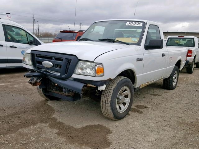 1FTYR10D28PA70488 - 2008 FORD RANGER WHITE photo 2