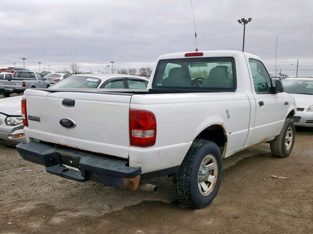 1FTYR10D28PA70488 - 2008 FORD RANGER WHITE photo 4