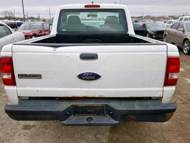 1FTYR10D28PA70488 - 2008 FORD RANGER WHITE photo 6