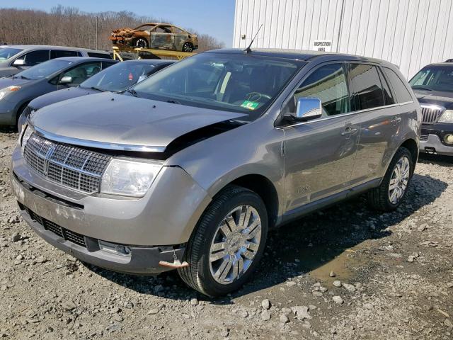 2LMDU88C18BJ25313 - 2008 LINCOLN MKX TAN photo 2