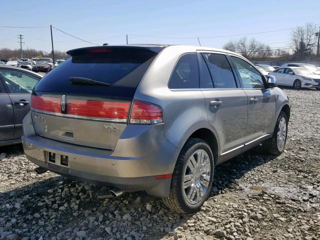 2LMDU88C18BJ25313 - 2008 LINCOLN MKX TAN photo 4