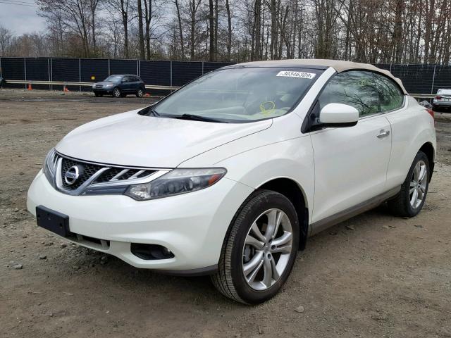 JN8AZ1FY9BW001097 - 2011 NISSAN MURANO CRO WHITE photo 9