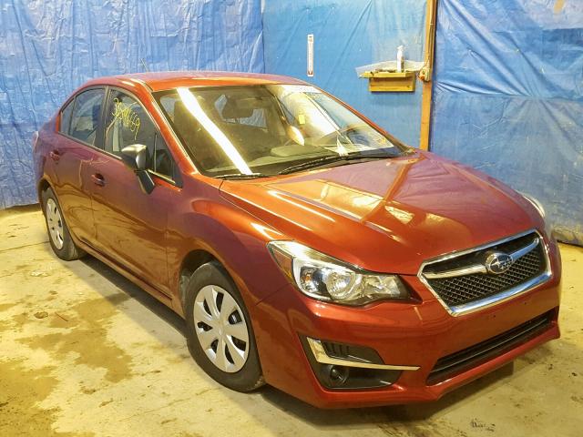 JF1GJAA6XGH010427 - 2016 SUBARU IMPREZA RED photo 1