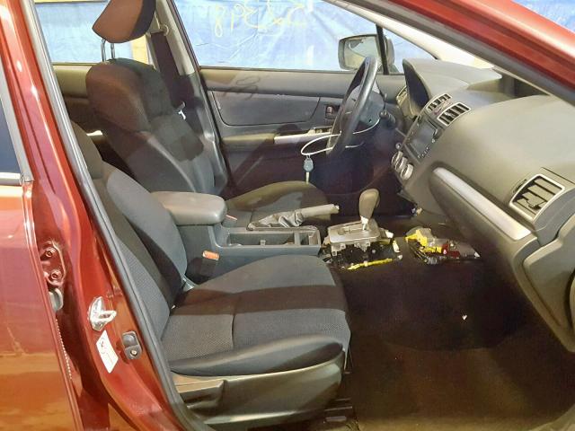 JF1GJAA6XGH010427 - 2016 SUBARU IMPREZA RED photo 5