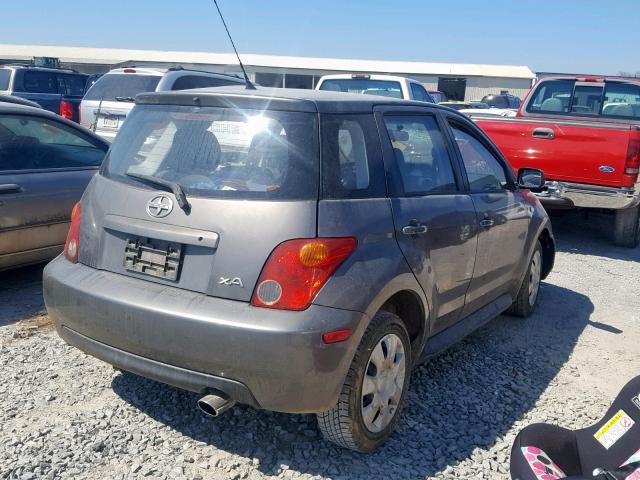 JTKKT624850094809 - 2005 TOYOTA SCION XA GRAY photo 4