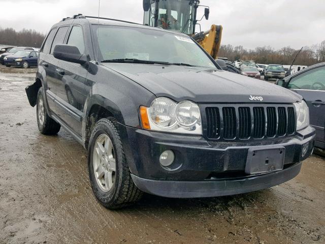 1J8GR48K67C560141 - 2007 JEEP GRAND CHER BLACK photo 1