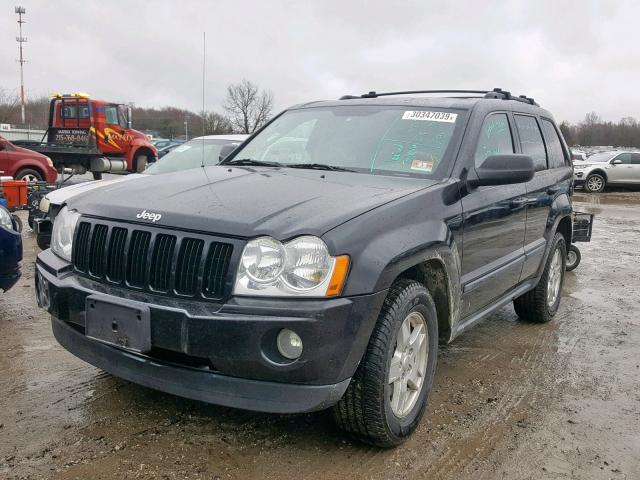 1J8GR48K67C560141 - 2007 JEEP GRAND CHER BLACK photo 2