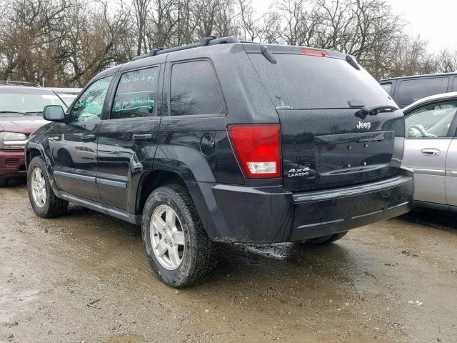 1J8GR48K67C560141 - 2007 JEEP GRAND CHER BLACK photo 3