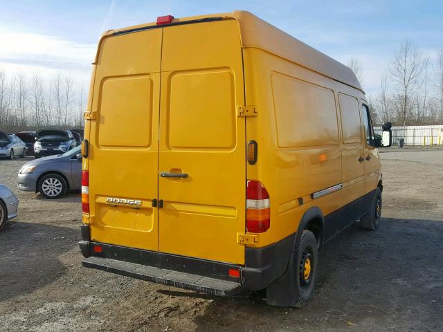 WD0PD644165962149 - 2006 DODGE SPRINTER 2 YELLOW photo 4