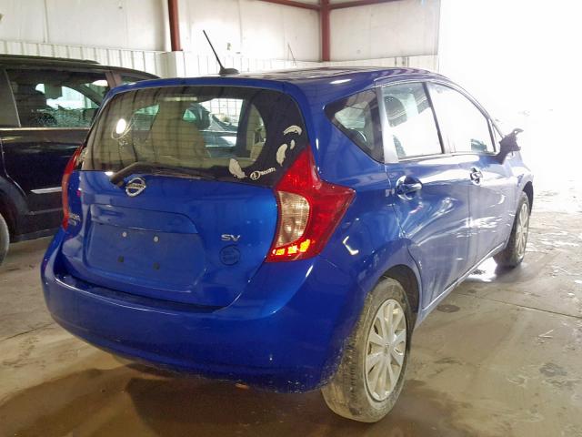 3N1CE2CP0GL405407 - 2016 NISSAN VERSA NOTE BLUE photo 4