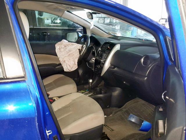 3N1CE2CP0GL405407 - 2016 NISSAN VERSA NOTE BLUE photo 5