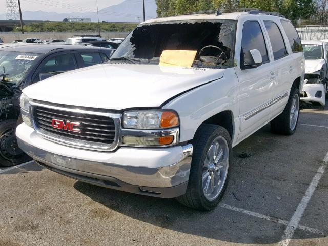 1GKEC13V56J121902 - 2006 GMC YUKON WHITE photo 2