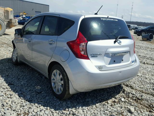 3N1CE2CPXFL438848 - 2015 NISSAN VERSA NOTE SILVER photo 3