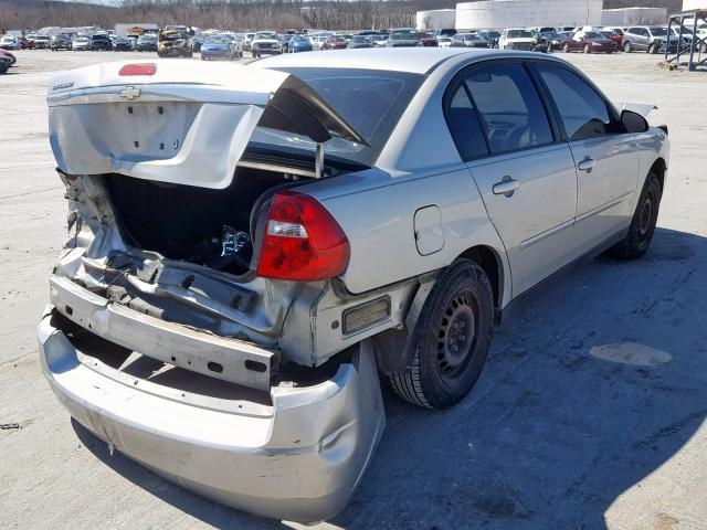 1G1ZS58F28F104577 - 2008 CHEVROLET MALIBU LS SILVER photo 4