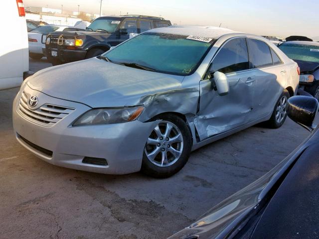 4T1BE46K17U013736 - 2007 TOYOTA CAMRY NEW SILVER photo 2