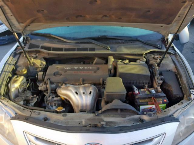 4T1BE46K17U013736 - 2007 TOYOTA CAMRY NEW SILVER photo 7