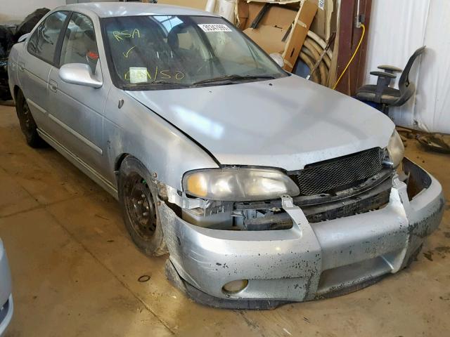 3N1AB51D12L711406 - 2002 NISSAN SENTRA SE- SILVER photo 1