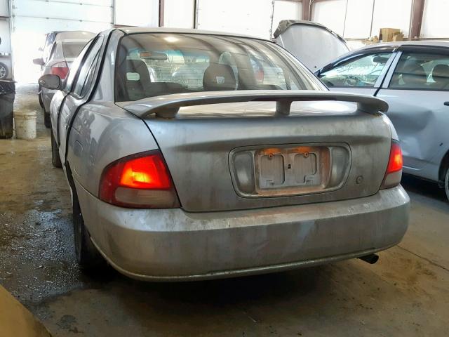 3N1AB51D12L711406 - 2002 NISSAN SENTRA SE- SILVER photo 3