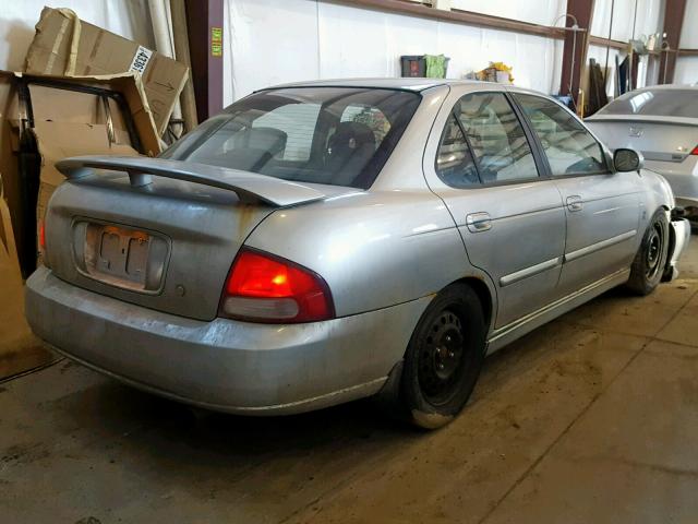 3N1AB51D12L711406 - 2002 NISSAN SENTRA SE- SILVER photo 4