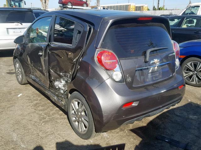 KL8CL6S07EC414749 - 2014 CHEVROLET SPARK EV 2 CHARCOAL photo 3