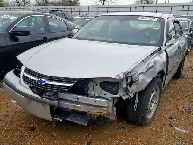 2G1WF52E649183729 - 2004 CHEVROLET IMPALA SILVER photo 2