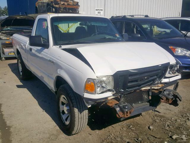 1FTYR10D99PA22620 - 2009 FORD RANGER WHITE photo 1