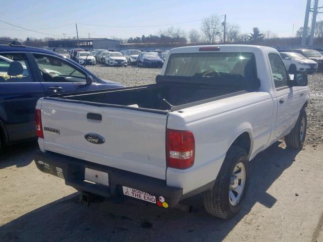 1FTYR10D99PA22620 - 2009 FORD RANGER WHITE photo 4