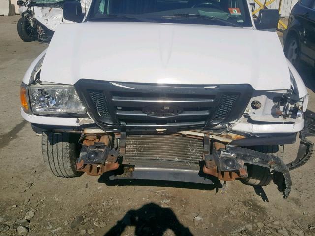 1FTYR10D99PA22620 - 2009 FORD RANGER WHITE photo 9