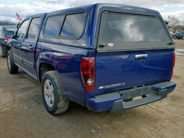 1GCDSCD91A8103498 - 2010 CHEVROLET COLORADO L BLUE photo 3