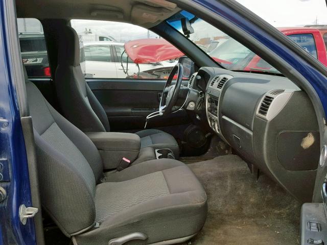 1GCDSCD91A8103498 - 2010 CHEVROLET COLORADO L BLUE photo 5