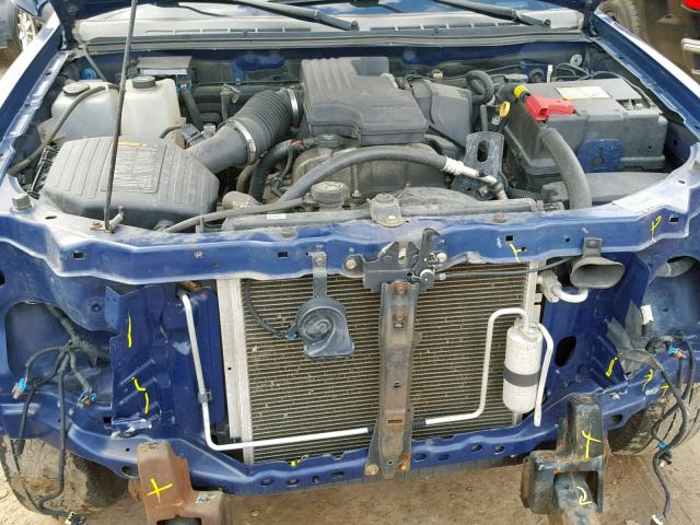 1GCDSCD91A8103498 - 2010 CHEVROLET COLORADO L BLUE photo 7
