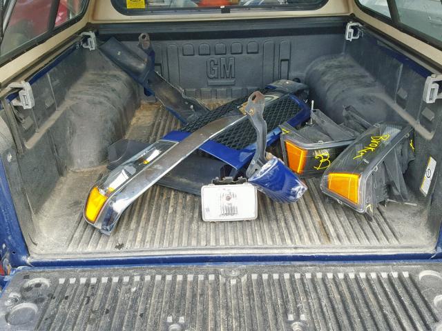 1GCDSCD91A8103498 - 2010 CHEVROLET COLORADO L BLUE photo 9