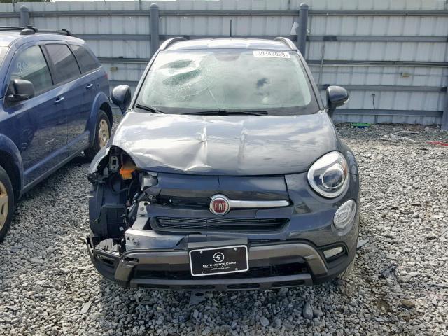 ZFBCFYCB9JP702014 - 2018 FIAT 500X TREKK CHARCOAL photo 9