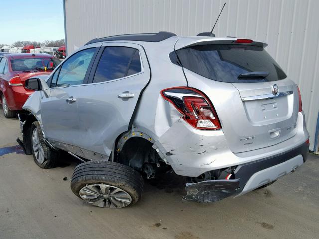 KL4CJESB6JB703799 - 2018 BUICK ENCORE PRE GRAY photo 3