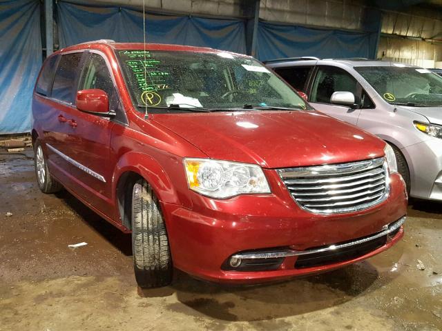 2C4RC1BG4DR801962 - 2013 CHRYSLER TOWN & COU RED photo 1