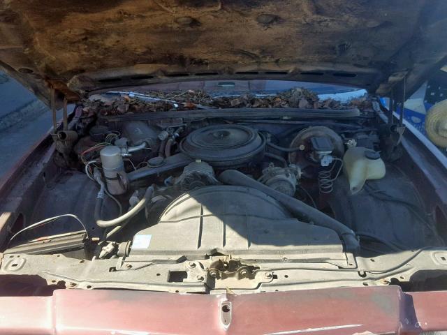 1Z37A8Z431185 - 1978 CHEVROLET MONTE CARL BURGUNDY photo 7