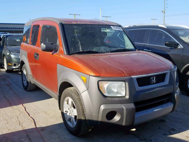 5J6YH28604L010364 - 2004 HONDA ELEMENT EX ORANGE photo 1