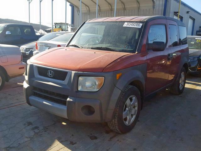 5J6YH28604L010364 - 2004 HONDA ELEMENT EX ORANGE photo 2