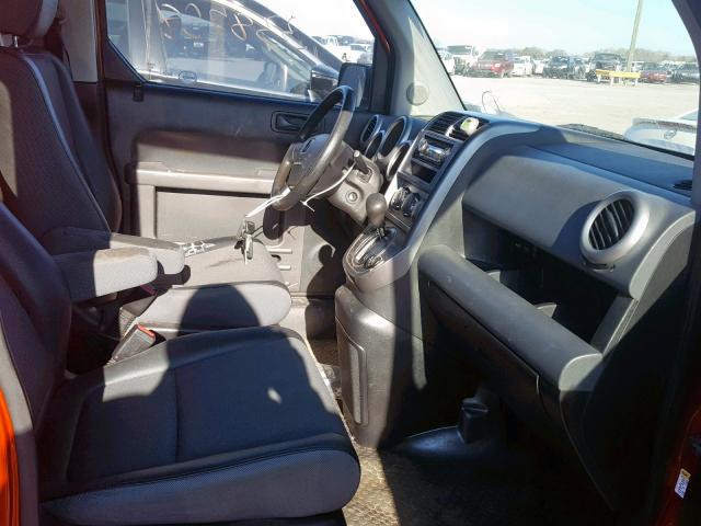 5J6YH28604L010364 - 2004 HONDA ELEMENT EX ORANGE photo 5