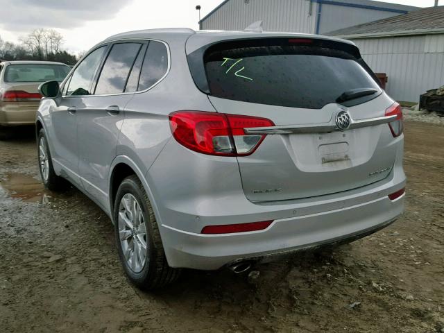 LRBFXBSA3HD122572 - 2017 BUICK ENVISION E SILVER photo 3