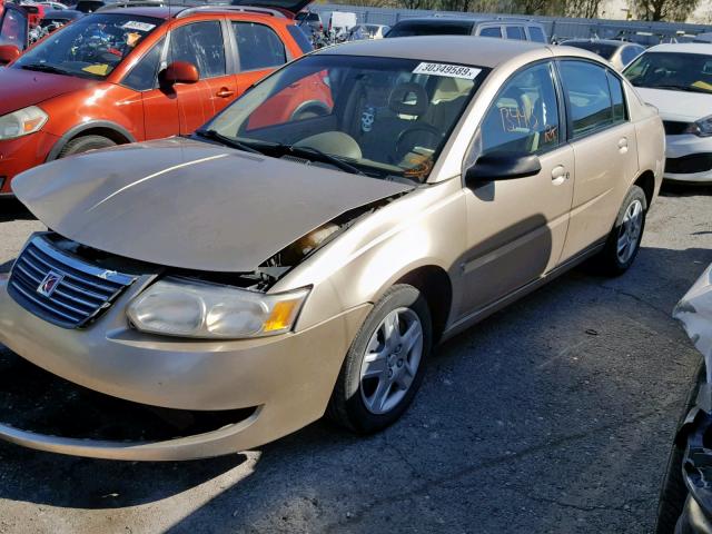 1G8AJ55F36Z172906 - 2006 SATURN ION LEVEL GOLD photo 2