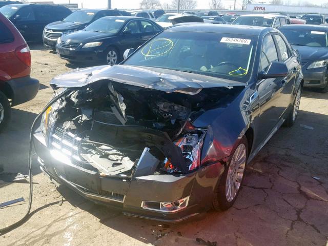 1G6DM5ED7B0112962 - 2011 CADILLAC CTS PERFOR GRAY photo 2