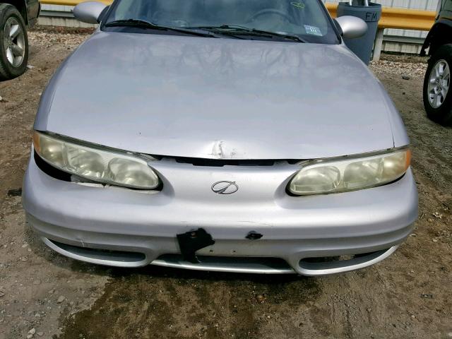 1G3NF52E22C109510 - 2002 OLDSMOBILE ALERO GLS SILVER photo 7