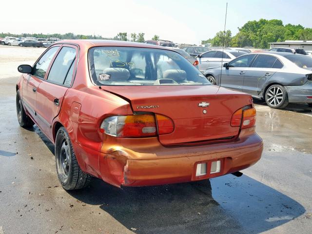 1Y1SK52892Z426721 - 2002 CHEVROLET GEO PRIZM RED photo 3