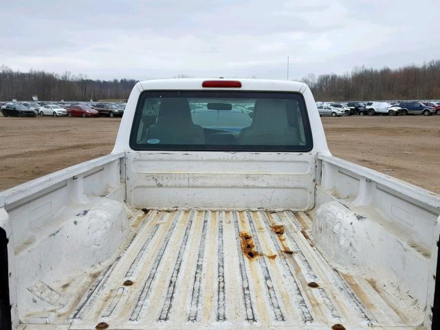 1FTYR10DX4PB50034 - 2004 FORD RANGER WHITE photo 6