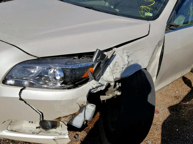 1G11H5SA8DF233720 - 2013 CHEVROLET MALIBU LTZ WHITE photo 9