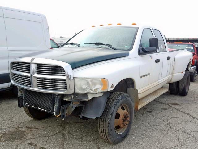 3D7MU48C94G134766 - 2004 DODGE RAM 3500 S WHITE photo 2