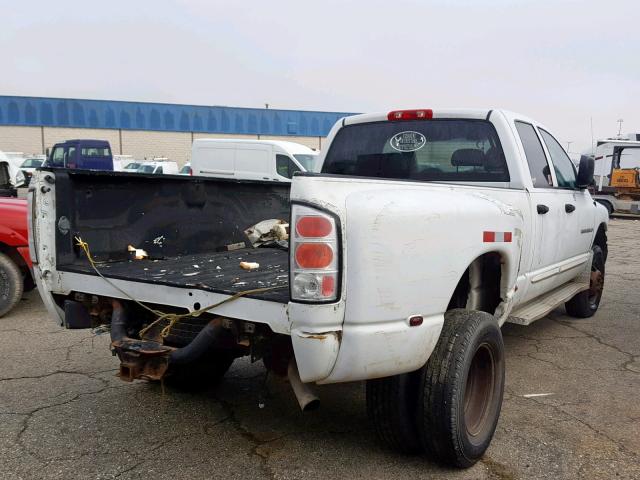 3D7MU48C94G134766 - 2004 DODGE RAM 3500 S WHITE photo 4