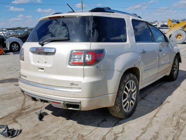 1GKKRTKD0DJ126492 - 2013 GMC ACADIA DEN WHITE photo 4